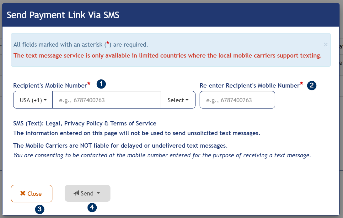 Send Payment Link Via Email